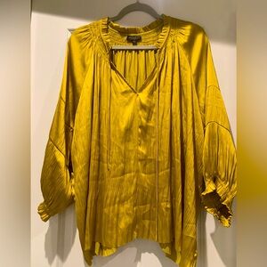 Current Air Los Angeles Golden Yellow Blouse
